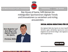 Tablet Screenshot of house-of-game.de
